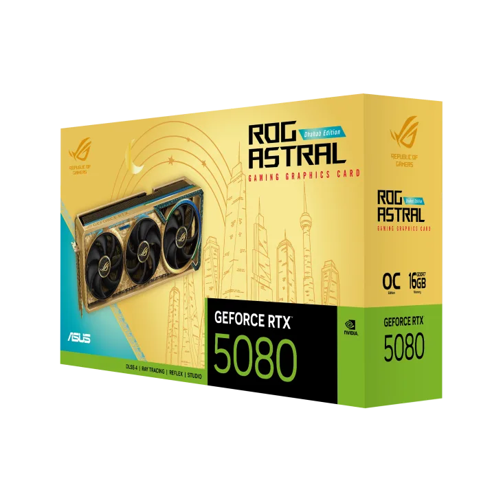 ROG Astral GeForce RTX™ 5080 Dhahab CORE OC Edition