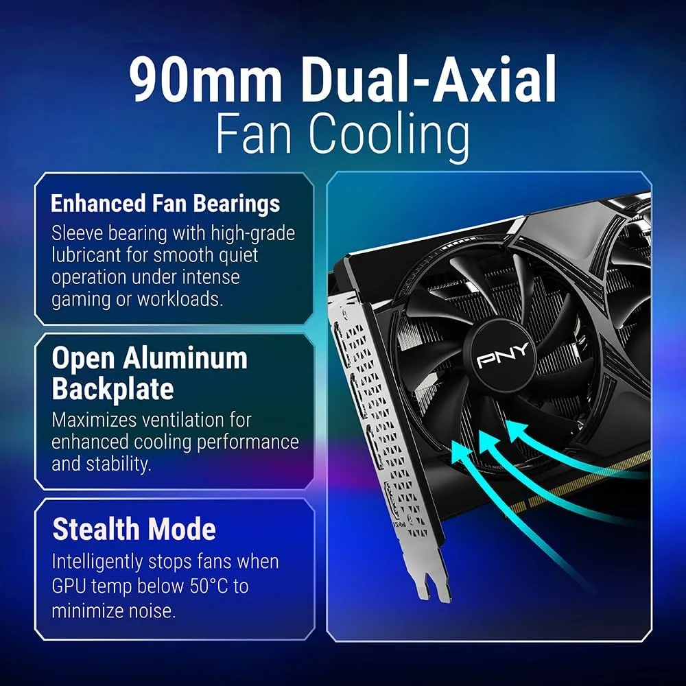 PNY GeForce RTX™ 5060 OC Dual-Fan