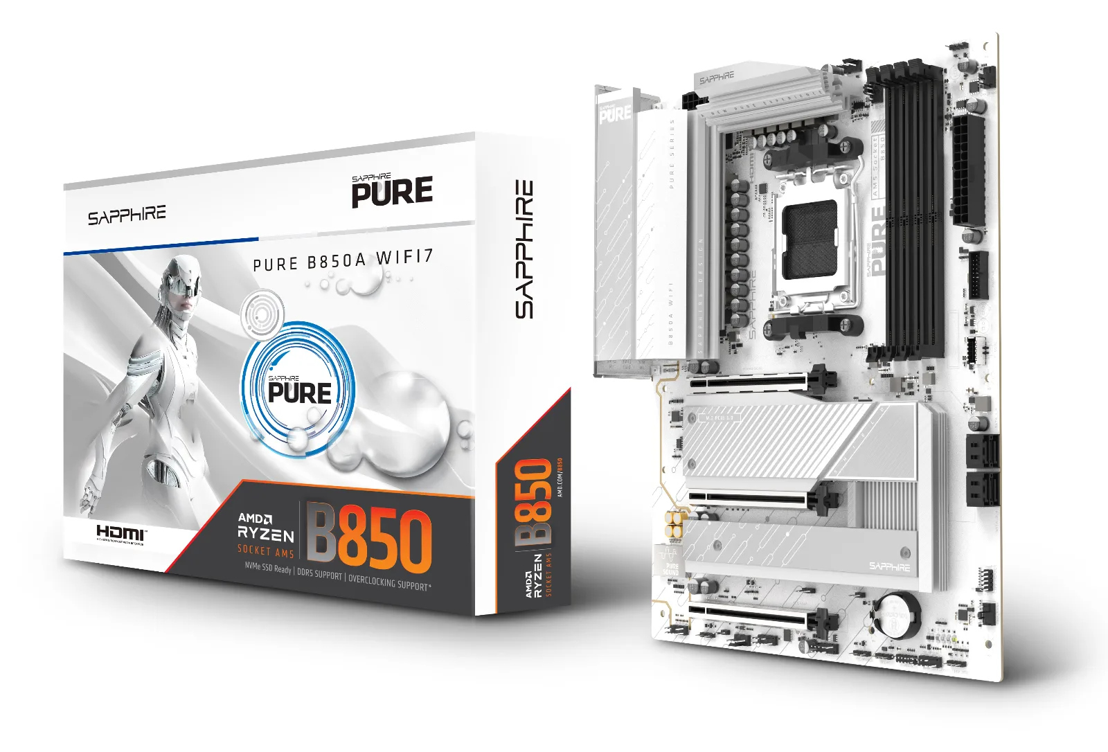 SAPPHIRE PURE B850A WIFI 7