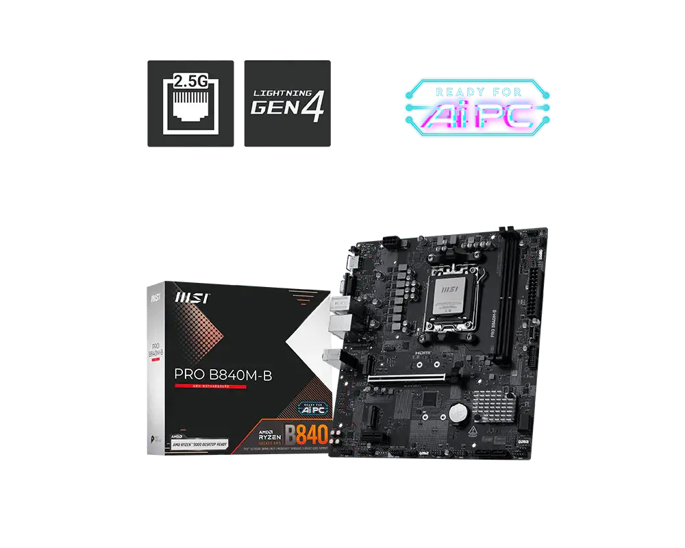 B840M-B MSI PRO DDR5