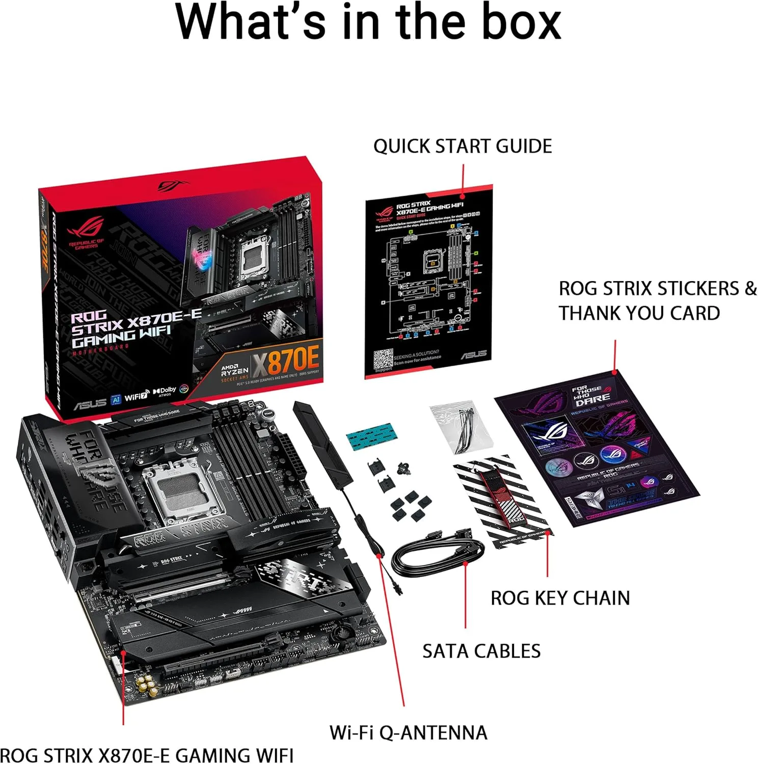 X870E E ASUS ROG STRIX WIFI DDR5