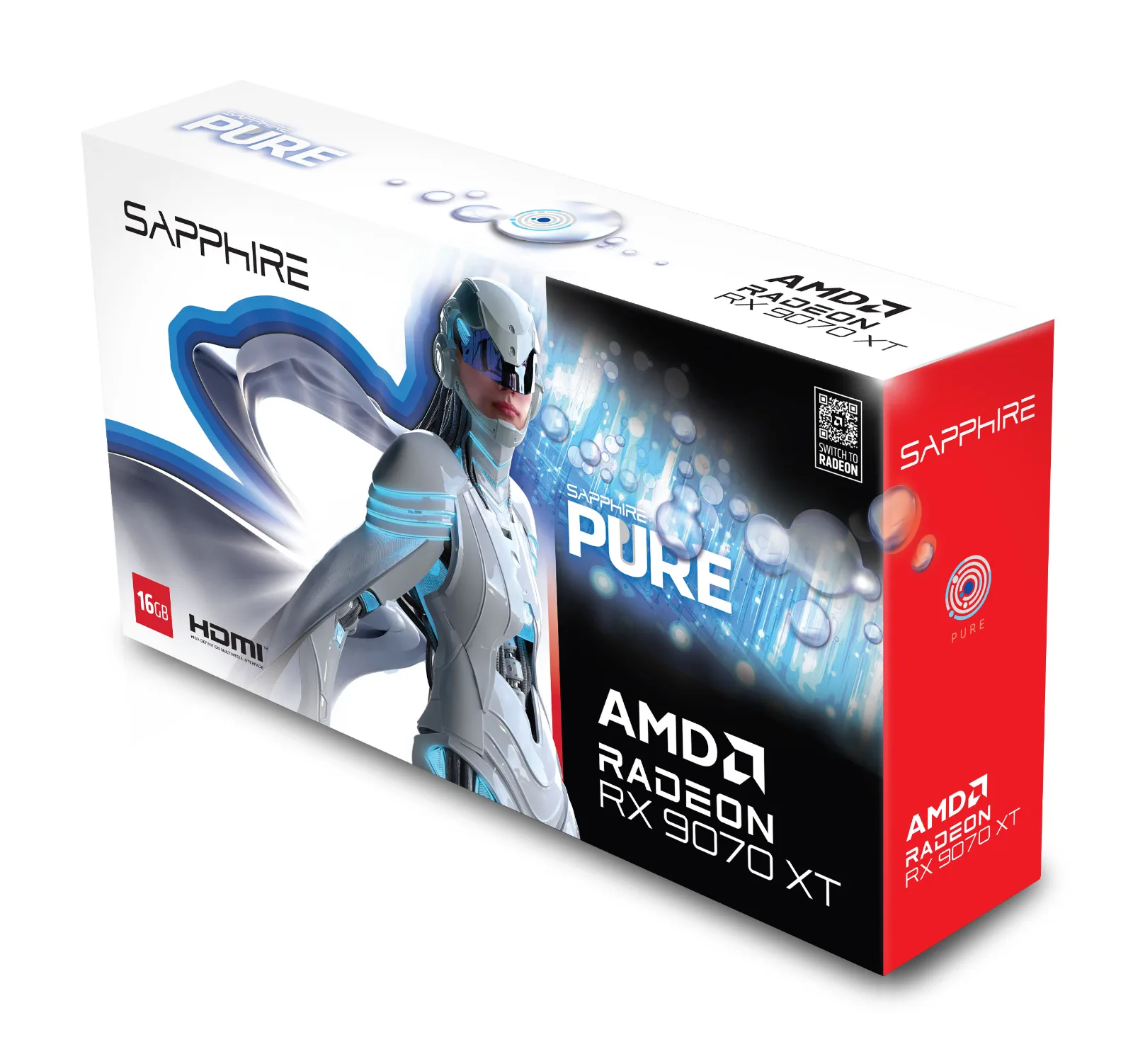 SAPPHIRE PURE AMD Radeon™ RX 9070 XT OC