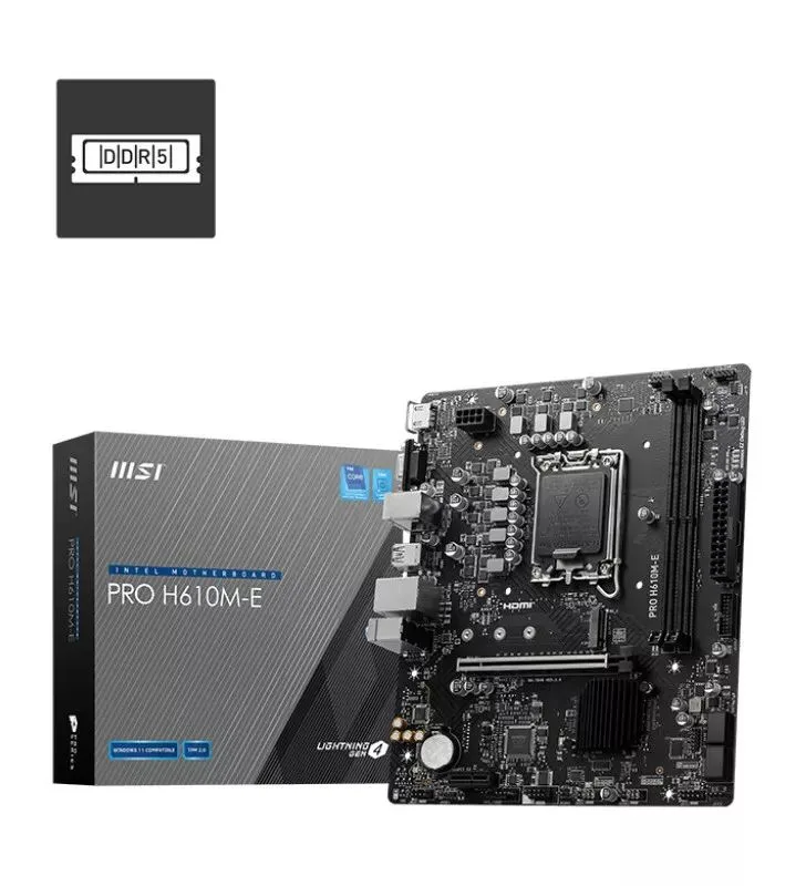 H610M E MSI PRO DDR5