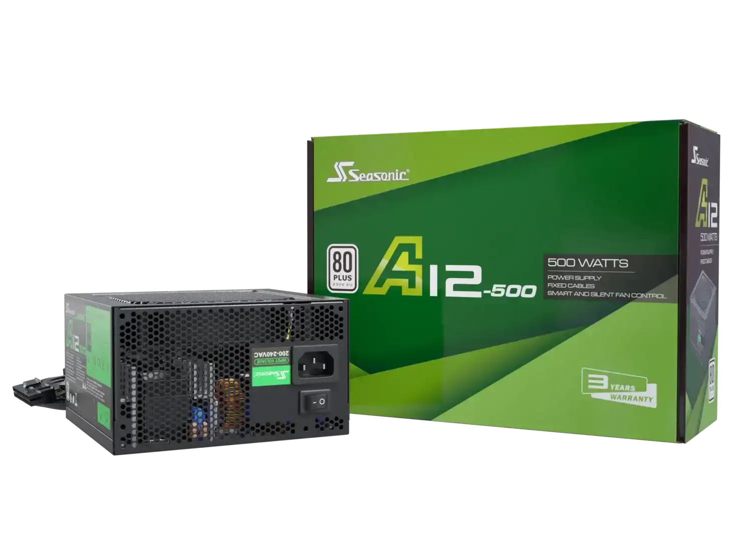 Seasonic A12-500 80 PLUS White Power Supply