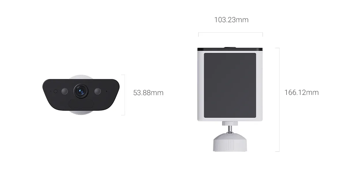 EZVIZ CB5 SMART HOME SOLAR BATTERY CAMERA CB5 WHITE