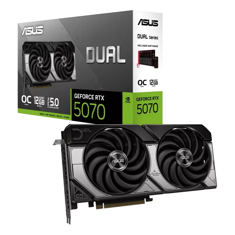 ASUS Dual GeForce RTX™ 5070 12GB  OC