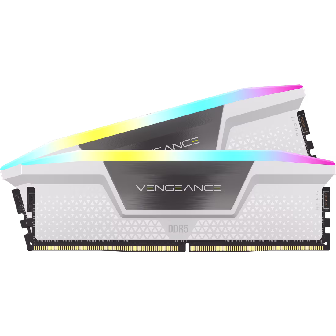 VENGEANCE® RGB 32GB (2x16GB) DDR5 DRAM 6000MT/s CL36 Memory Kit — White