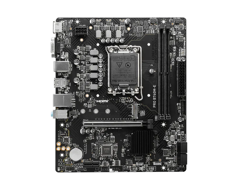 B760M E MSI PRO DDR5
