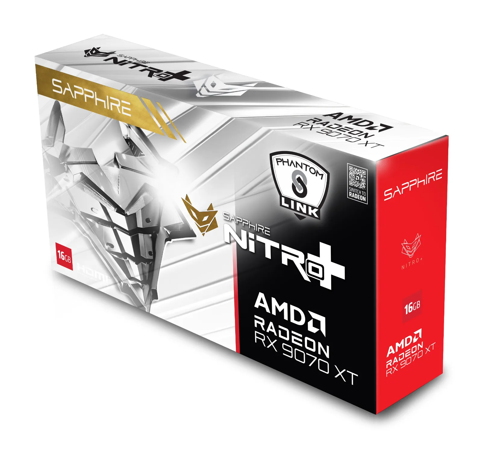 SAPPHIRE NITRO+ AMD Radeon™ RX 9070 XT OC PhantomLink Polar Edition
