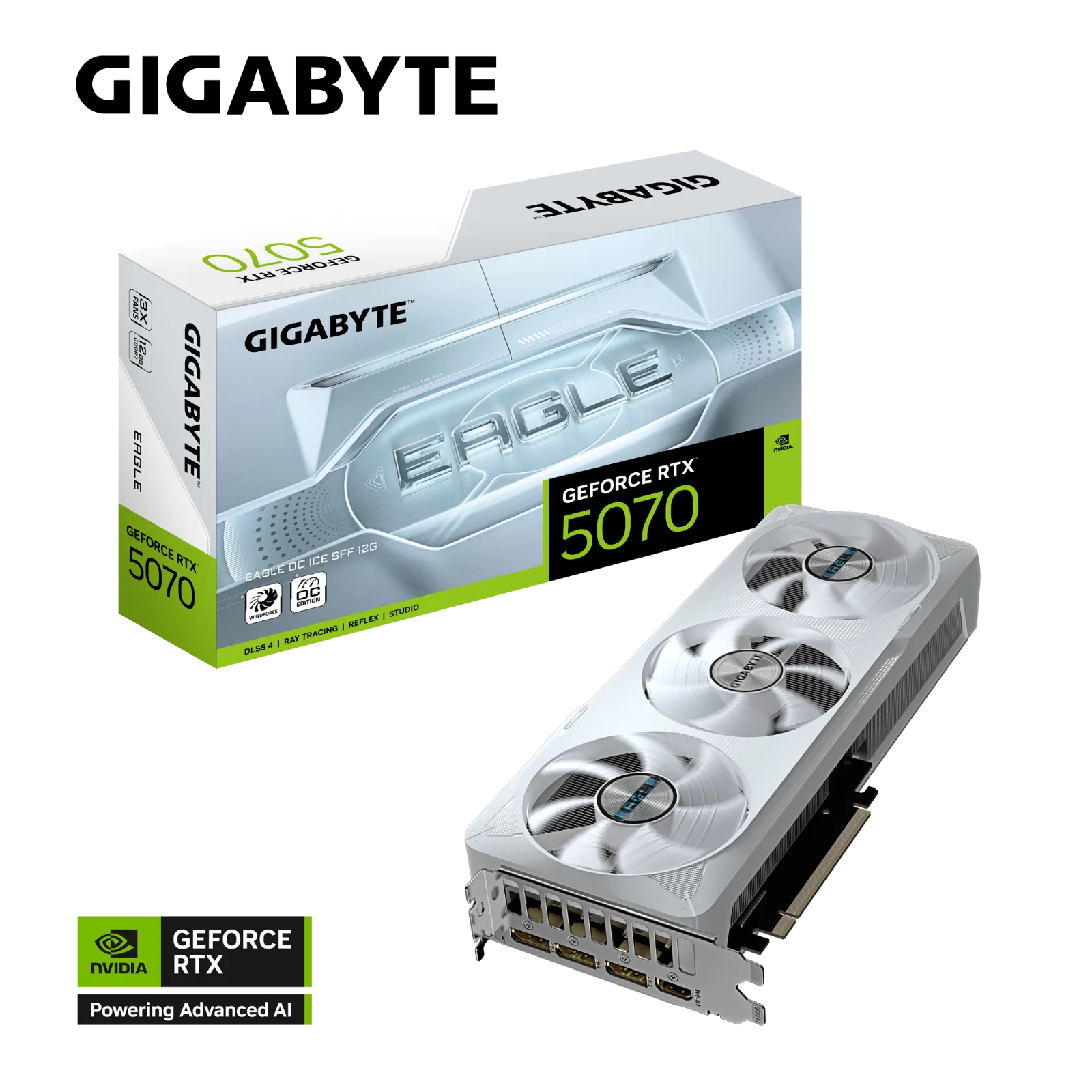 GIGABYTE RTX 5070 EAGLE OC ICE SFF 12GB