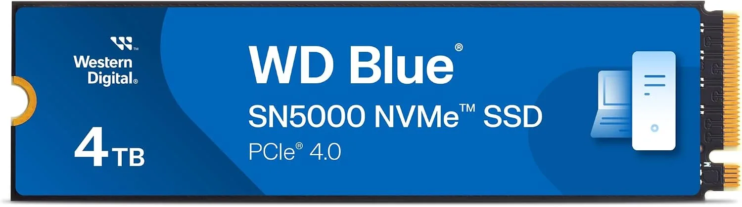 WD Blue SN5000 4TB NVMe SSD