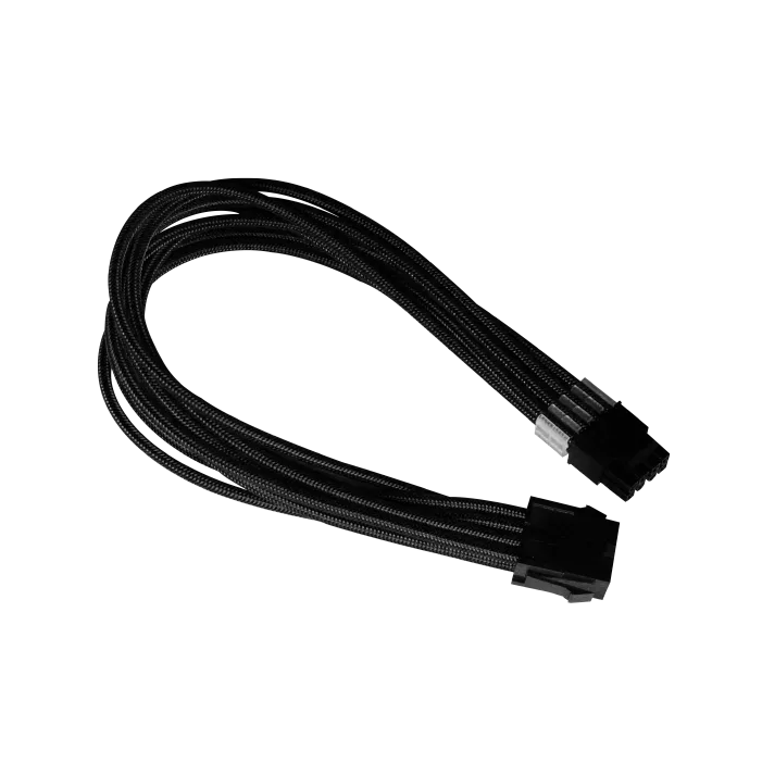 Xigmatek iCable black PCIe 6+2-pin sleeved extension cable