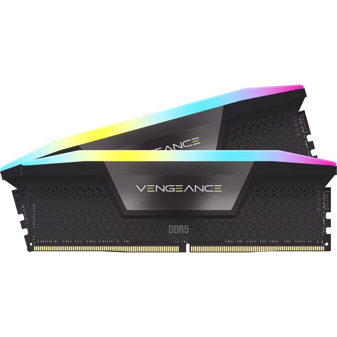 VENGEANCE® RGB 32GB (2x16GB) DDR5 DRAM 6000MT/s CL36 Memory Kit — Black