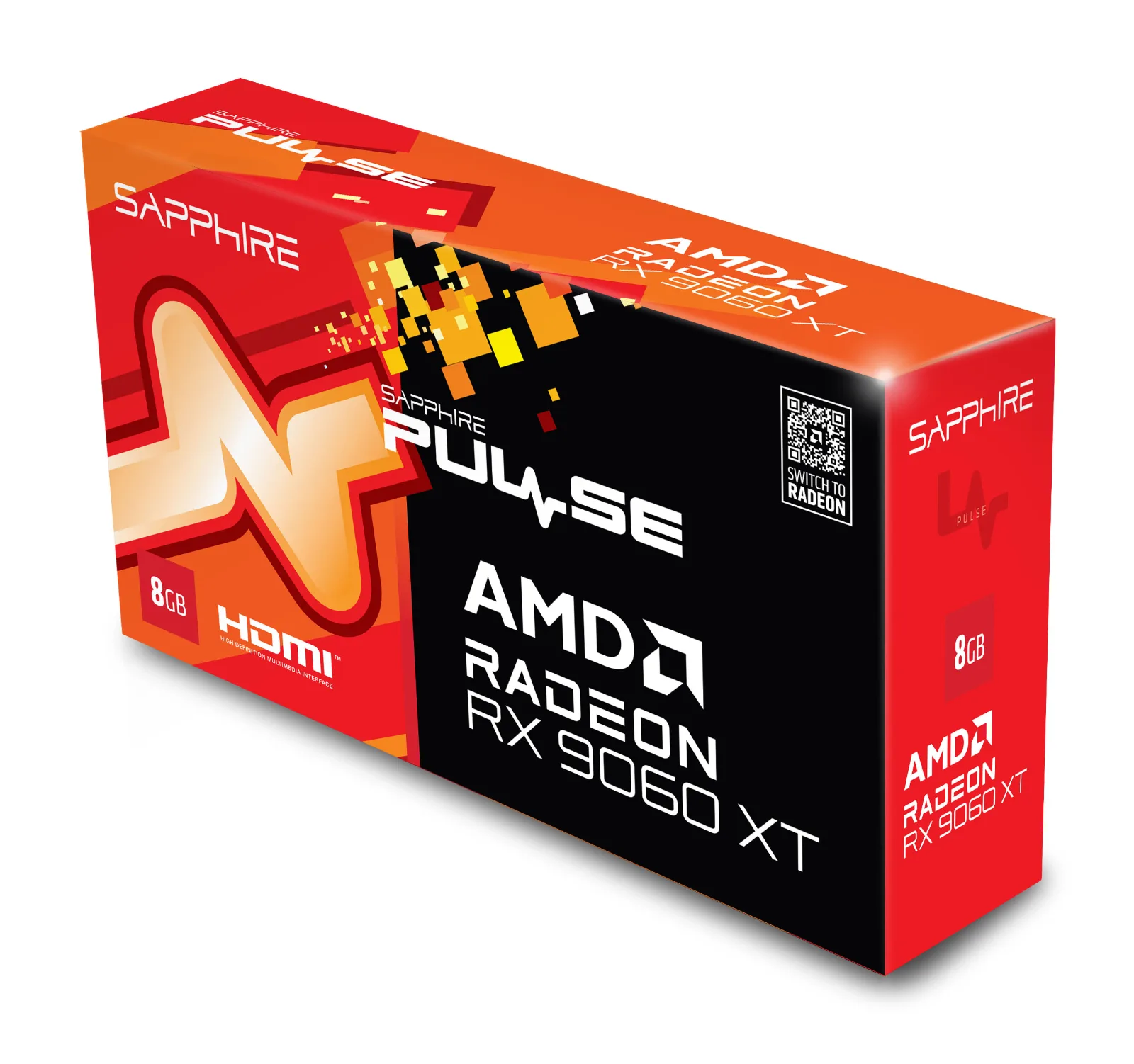 SAPPHIRE PULSE AMD Radeon™ RX 9060 XT OC 8gb