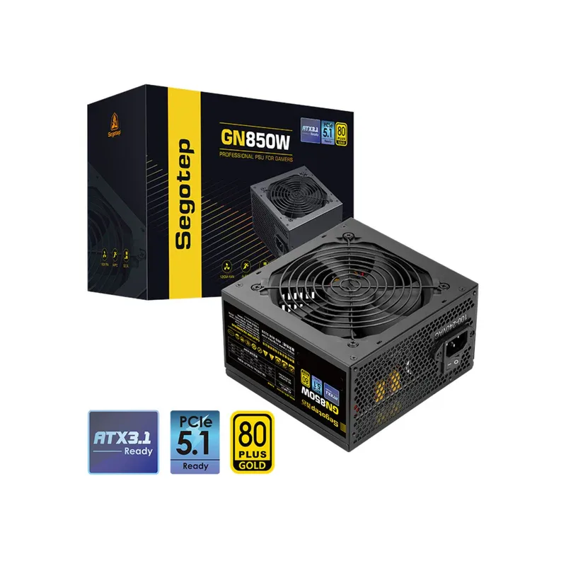 Segotep GN850W 850W 80 PLUS Gold Power Supply (Black)