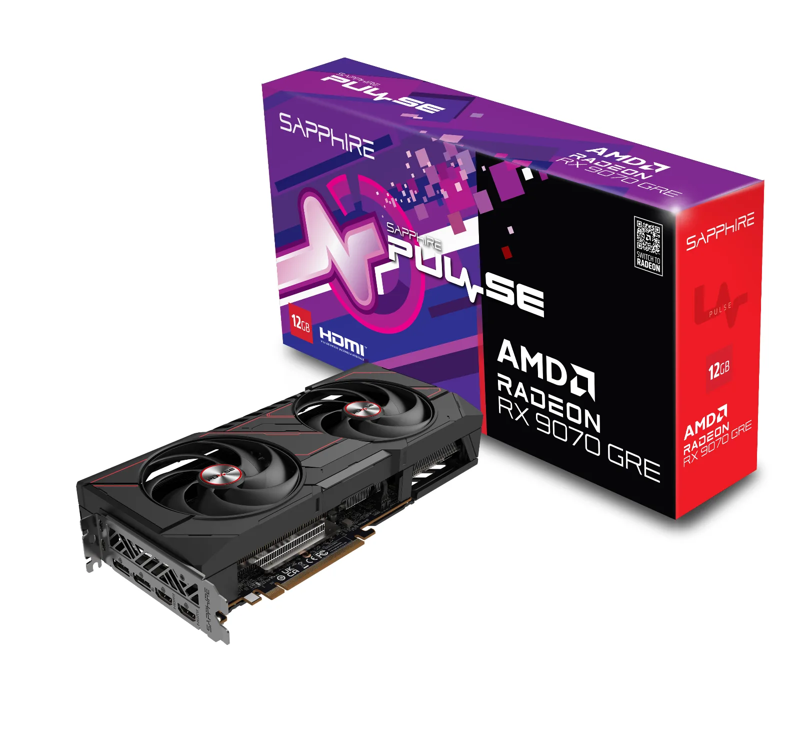 PULSE AMD Radeon™ RX 9070 GRE OC GPU 12GB