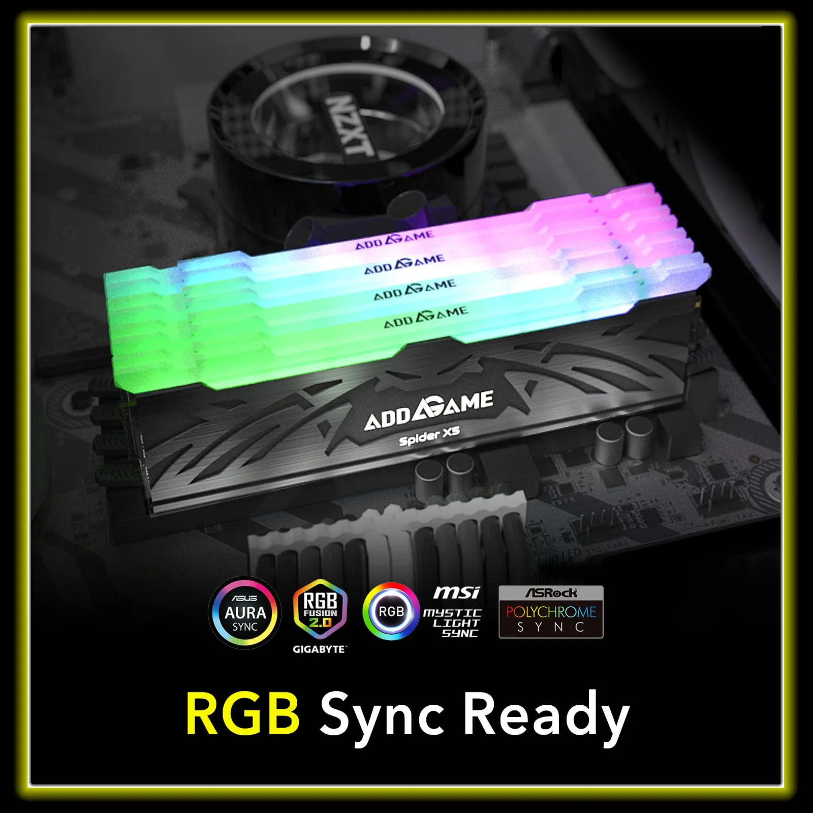 RAM LEXAR SPIDER X5 2X16 32GB 6400MHZ BLACK RGB DDR5