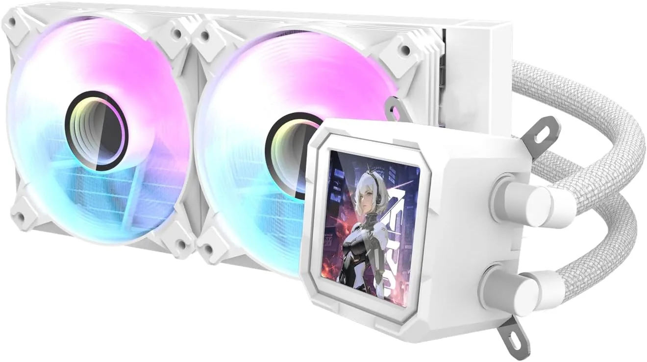 DARKFLASH DV240S WHITE (Magnetic IPS Screen)
