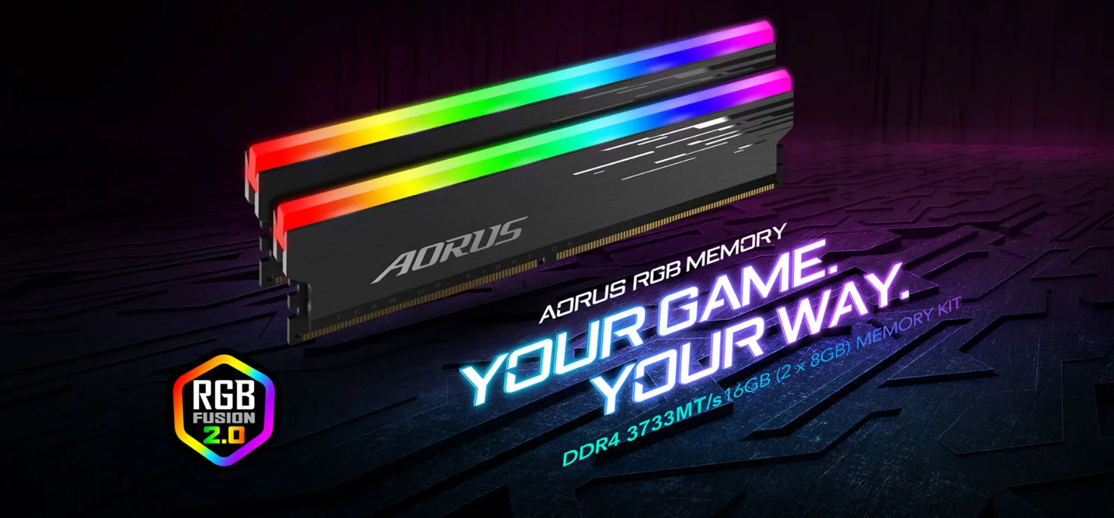 AORUS RGB DDR4 3733MHz (16GB + 2 Demo)