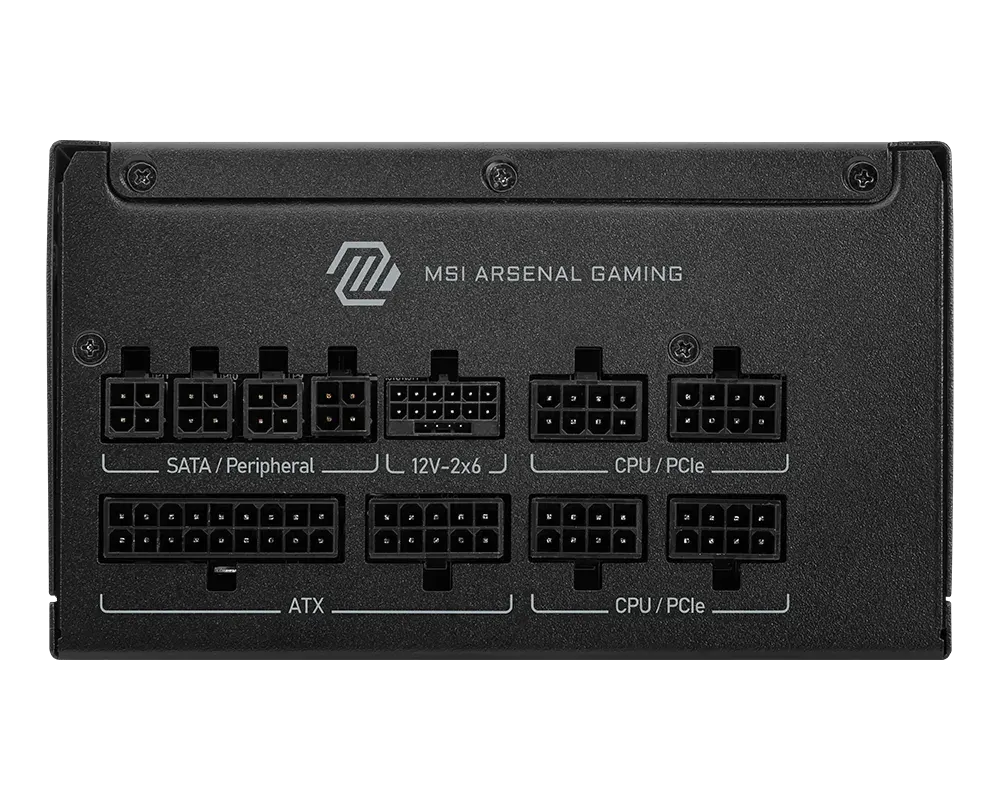 PSU MSI G1000GLS GOLD FULLY MODULAR PCIE 5.1 ATX 3.1