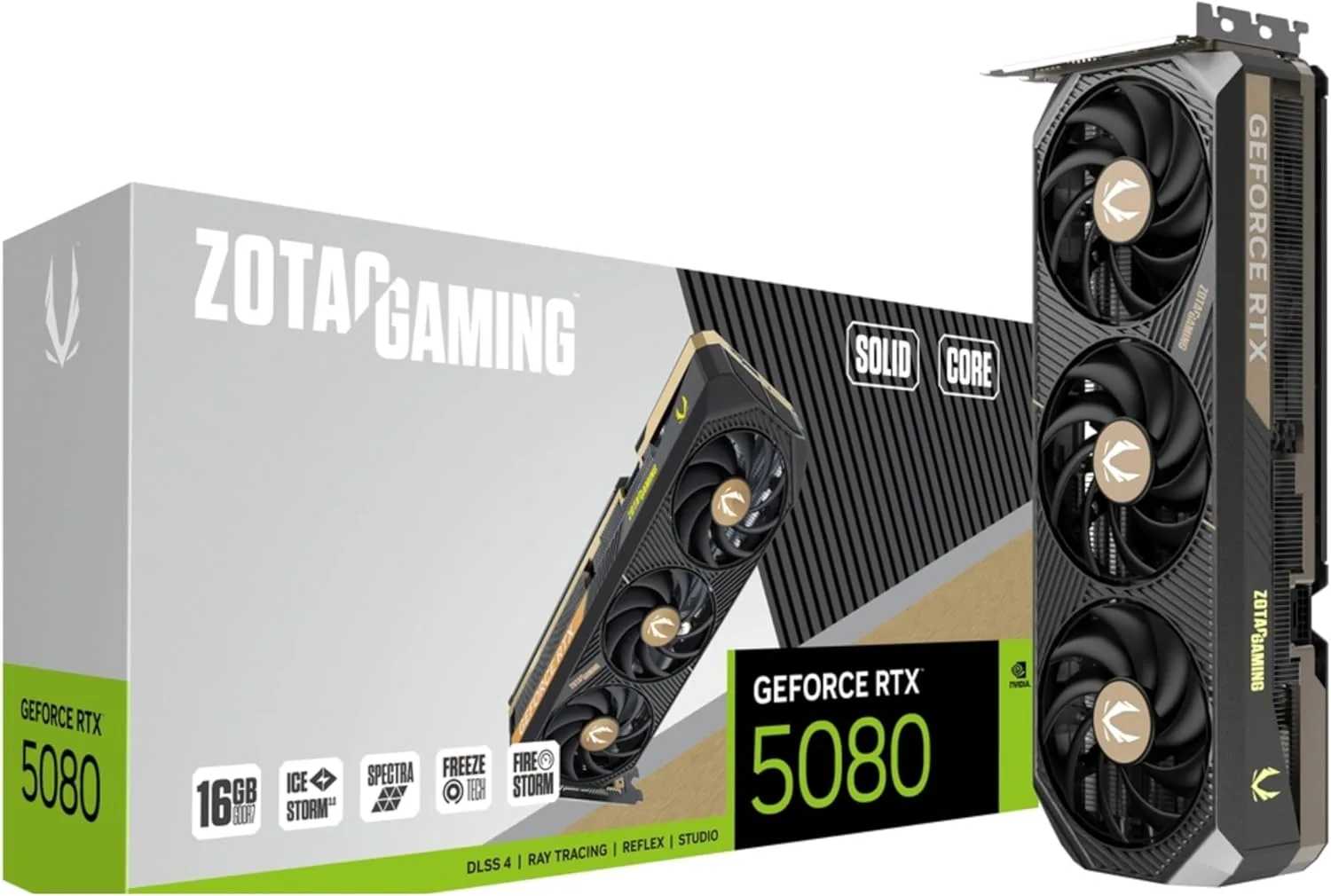 ZOTAC Gaming GeForce RTX™ 5080 Solid Core 16GB