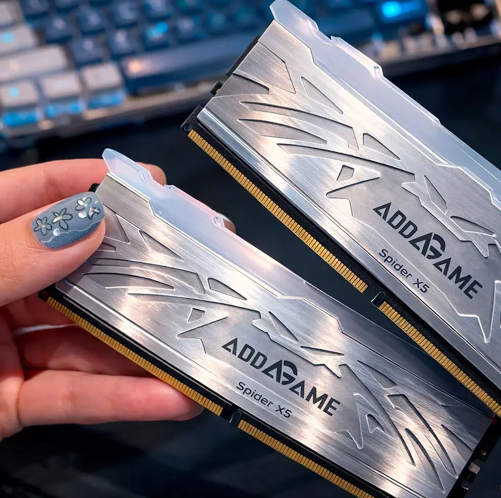 RAM LEXAR SPIDER X5 2X16 32GB 6400MHZ SILVER RGB DDR5
