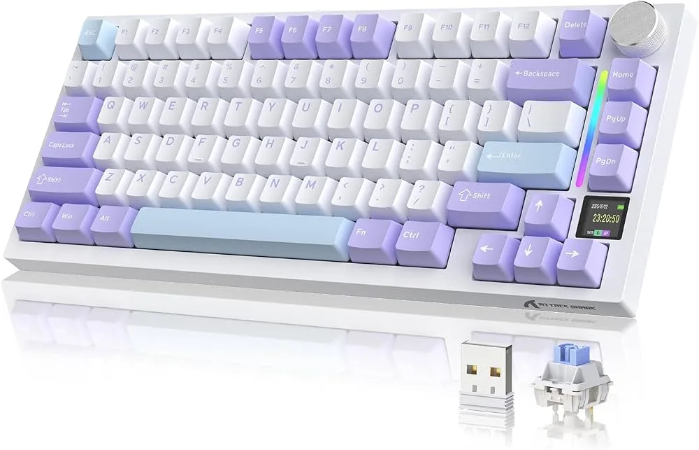 ATTACK SHARK R820 ULTRA STARLIGHT WHITE