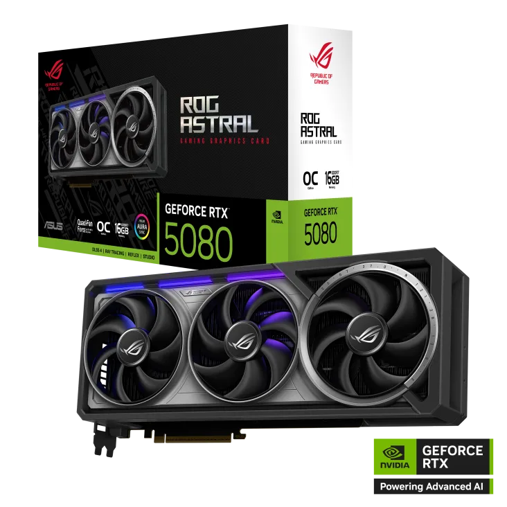 ROG Astral GeForce RTX™ 5080 16GB GDDR7 OC Edition