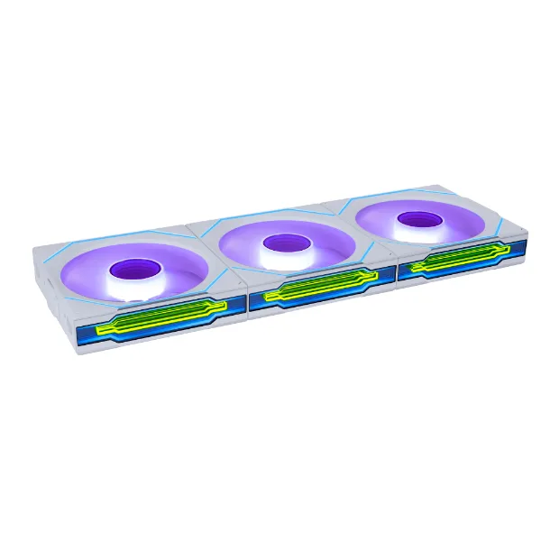 Lian Li UNI FAN SL-INF Wireless 120 ARGB PWM (3-Pack, Reverse Blade, White)