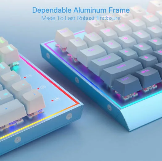 REDRAGON K654GWB-RGB FULL ALUMINUM
