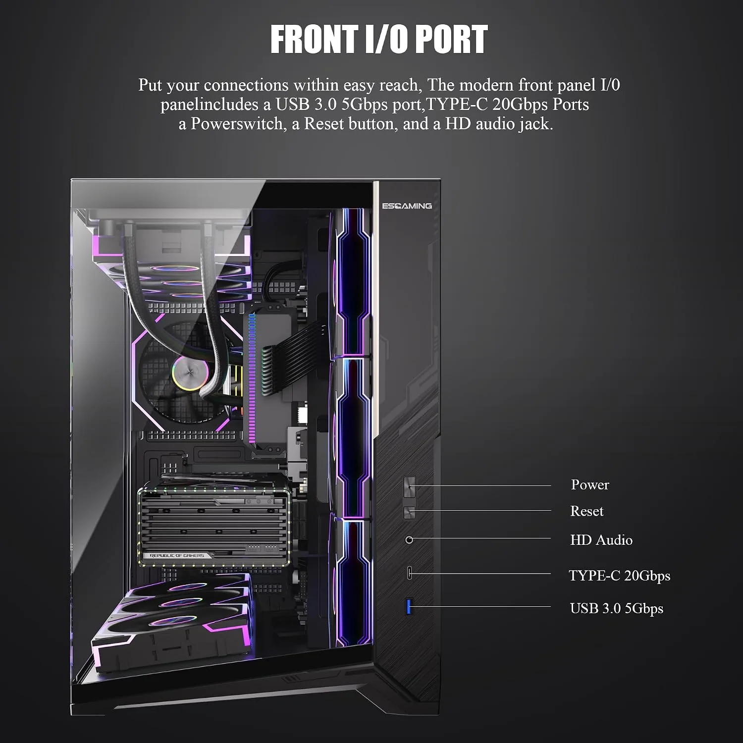 ESGaming Zero Max black