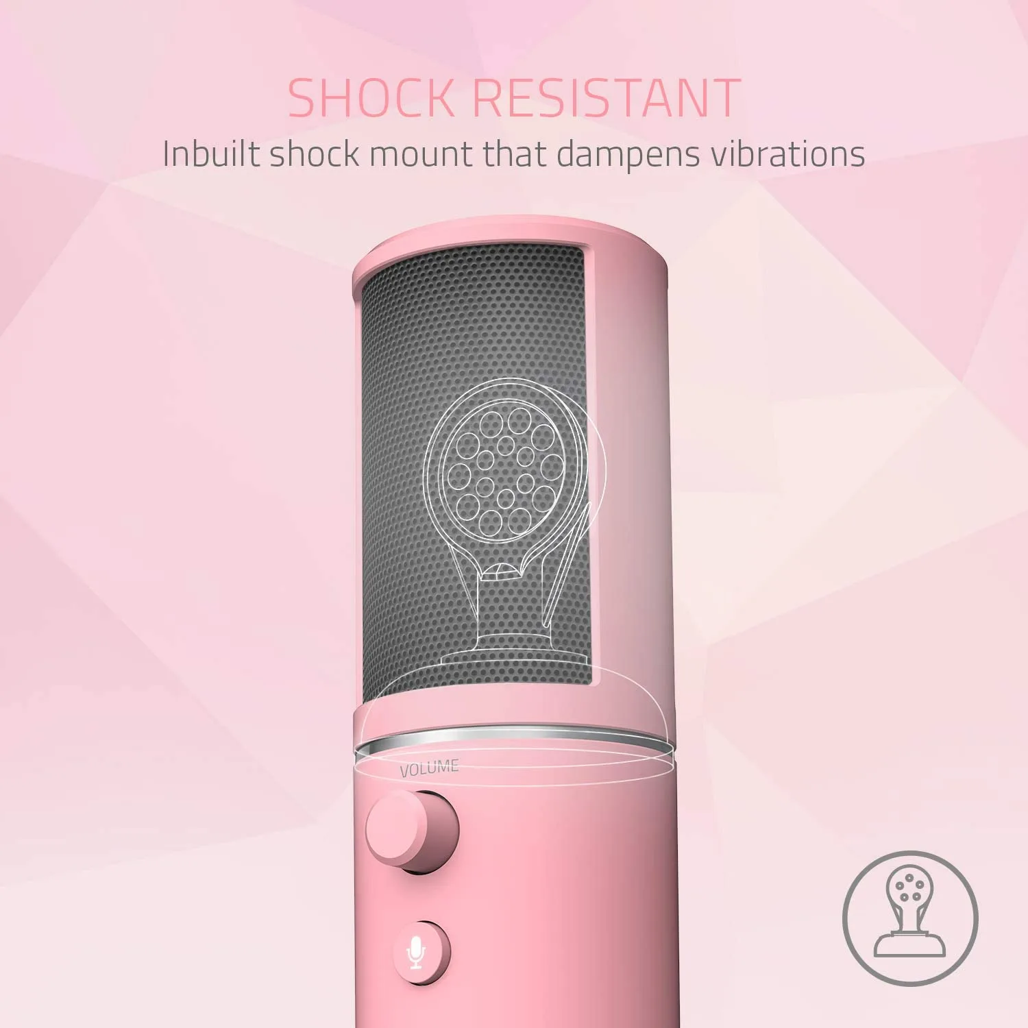 RAZER SEIREN X MIC pink