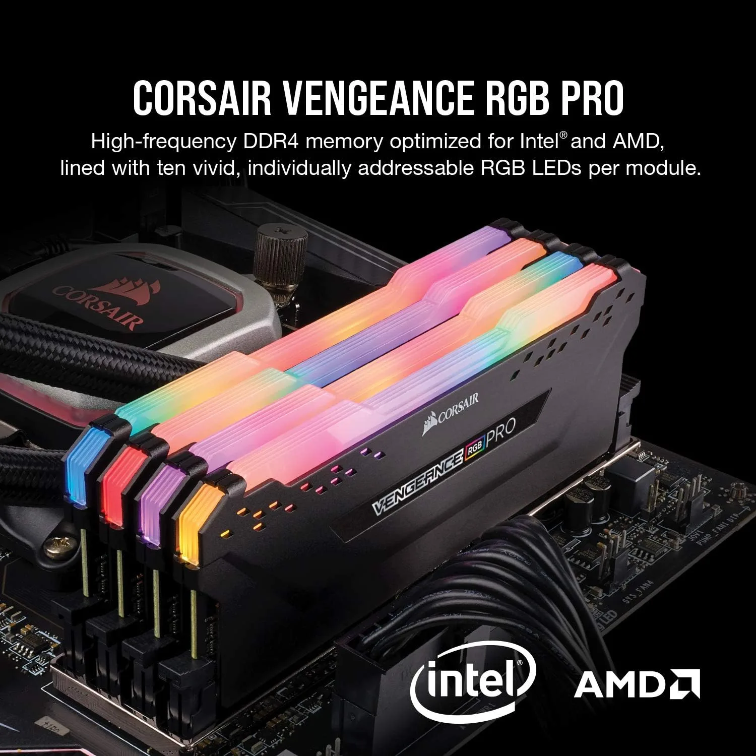 CORSAIR Vengeance RGB PRO 16GB (2x8GB) DDR4 3200MHz