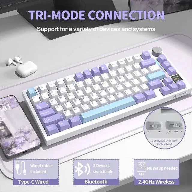 ATTACK SHARK R820 ULTRA STARLIGHT WHITE