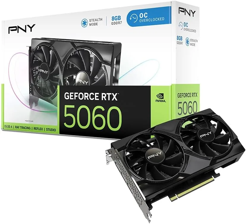 PNY GeForce RTX™ 5060 OC Dual-Fan