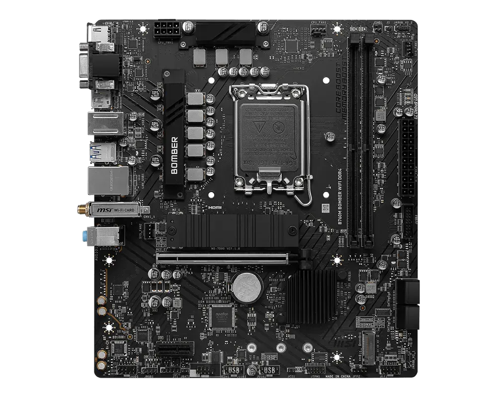 MSI B760M BOMBER WIFI DDR4