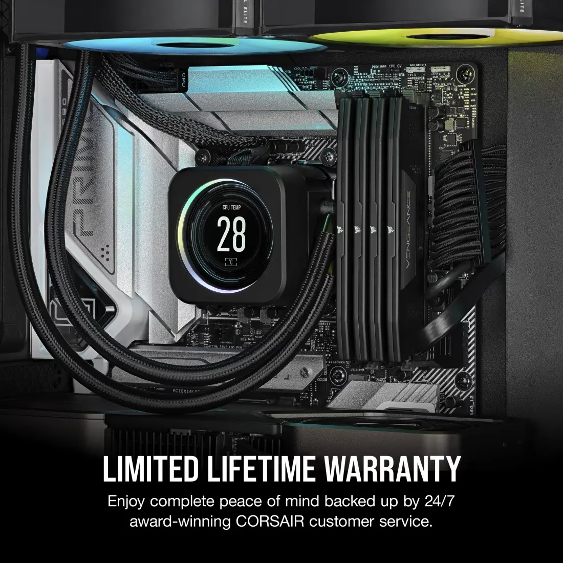 VENGEANCE® 32GB (2x16GB) DDR5 DRAM Up To 6000MT/s CL36