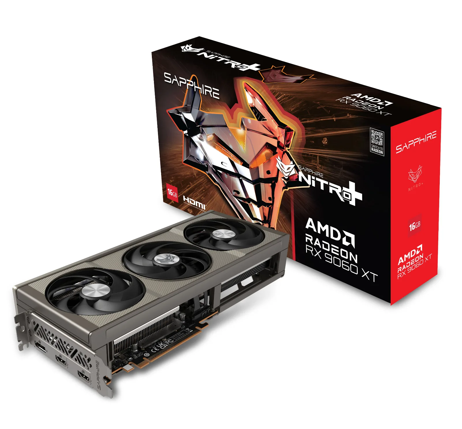 NITRO+ AMD Radeon™ RX 9060 XT OC GPU 16gb