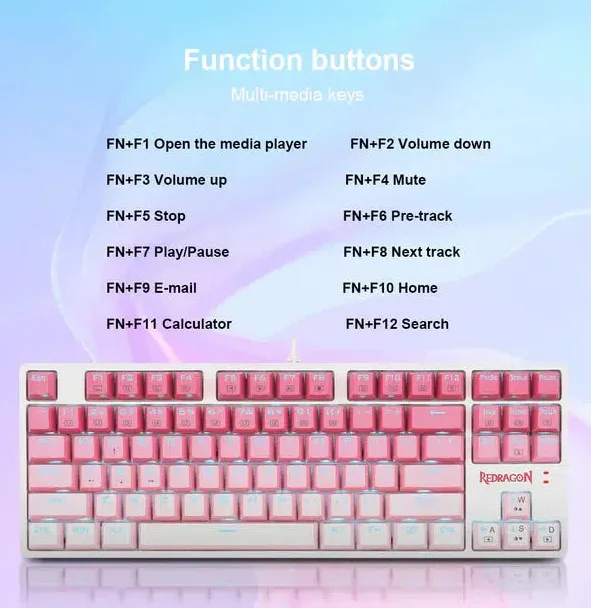 REDRAGON MECHANICAL KEYBOARD K645W