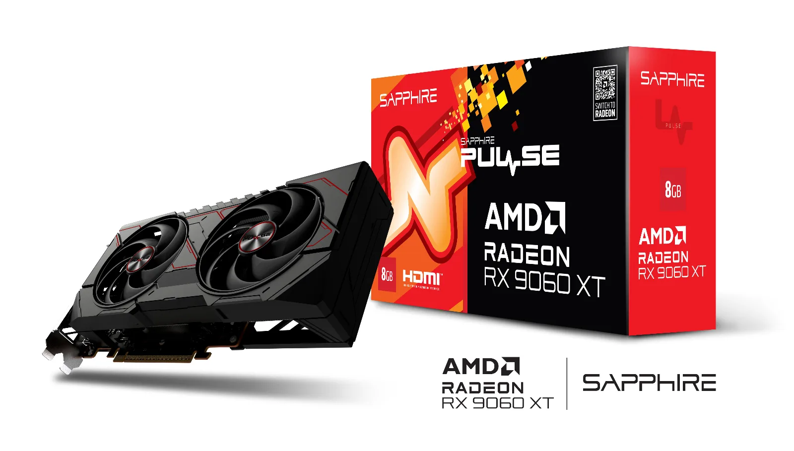 SAPPHIRE PULSE AMD Radeon™ RX 9060 XT OC 8gb