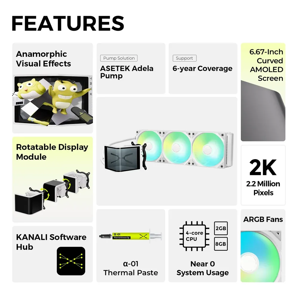 COOLER TRYX PANORAMA SE 360 WHITE