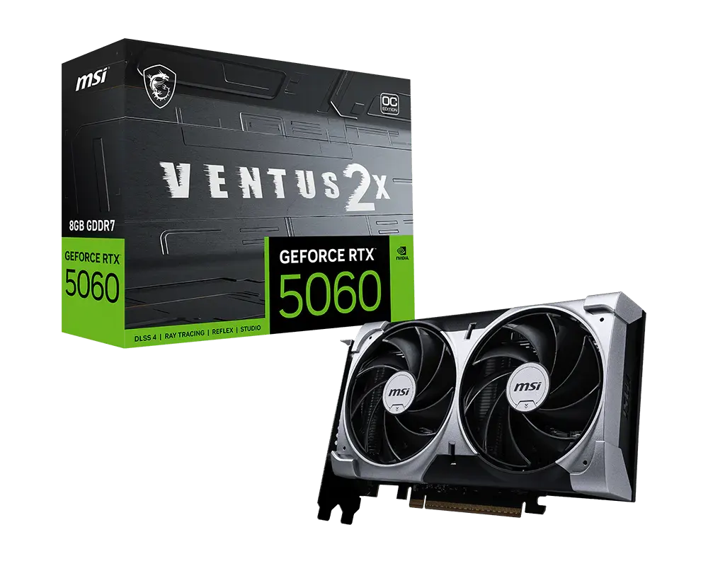 RTX™ 5060 8G VENTUS 2X OC
