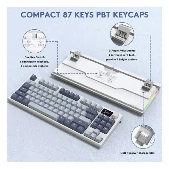 attack shark k86-81 mach blue