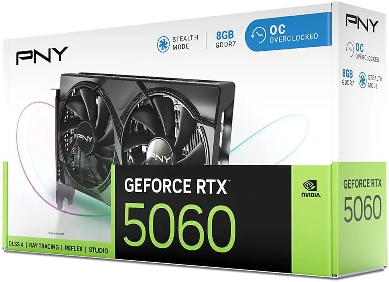 PNY GeForce RTX™ 5060 OC Dual-Fan