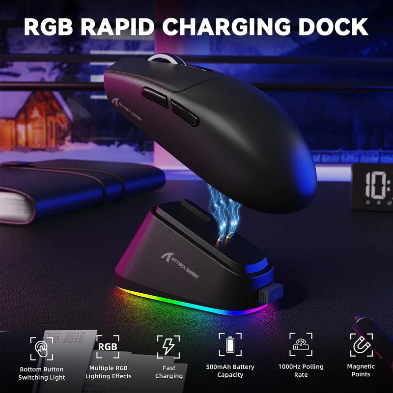 ATTACK SHARK G3 PRO BLACK