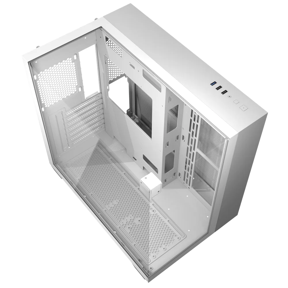 DarkFlash TH285 Panoramic ATX Gaming Case WHITE