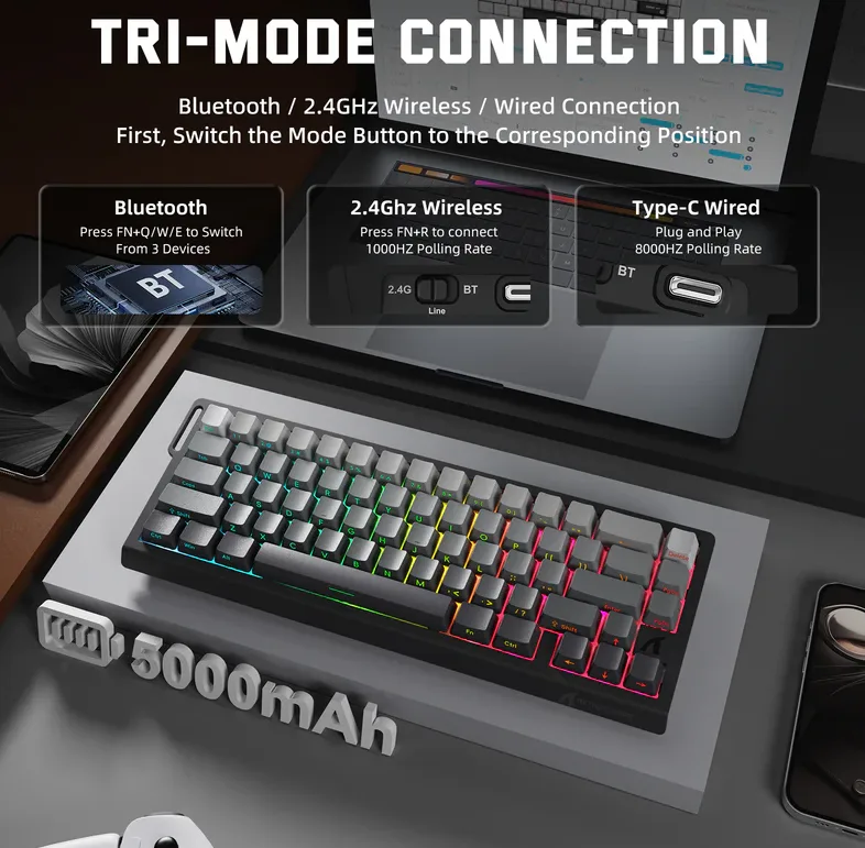 X68 pro HE BLACK ATTAACK SHARK