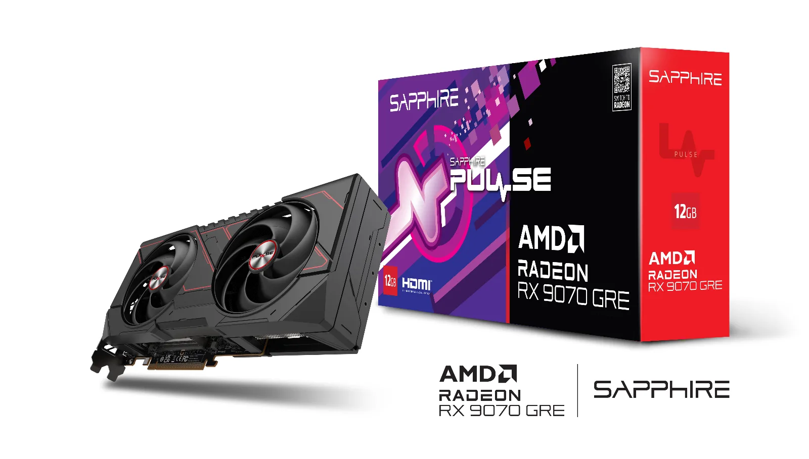 PULSE AMD Radeon™ RX 9070 GRE OC GPU 12GB