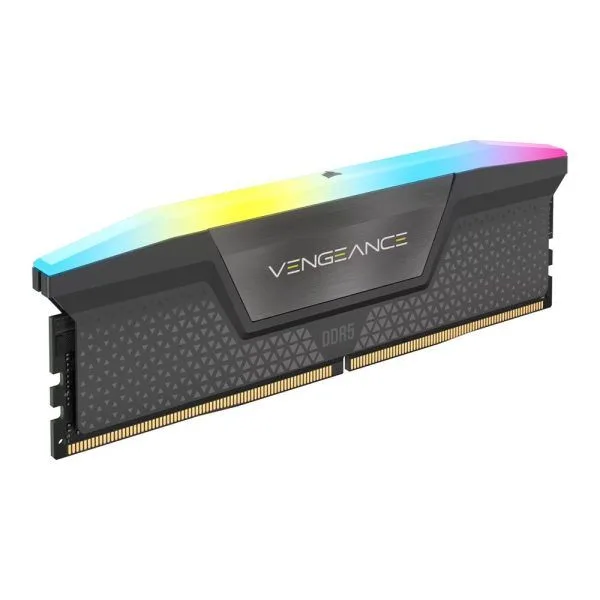 RAM CORSAIR VENGEANCE 1X16 16GB 6400MHZ RGB BLACK CL36