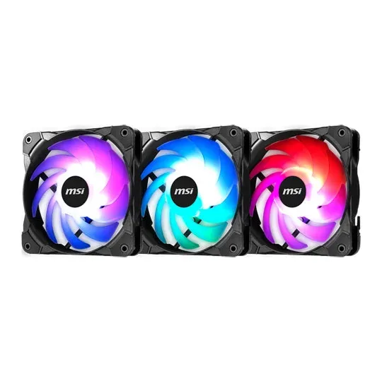MSI RAINBOW FAN PACK 3Pcs